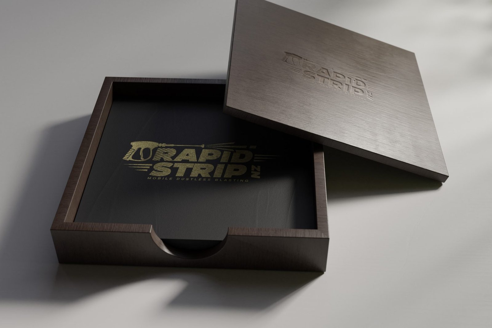 Rapid Strip NZ branded keepsake box